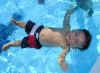 Nico has graduated from his swimming lessons!