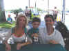 With mommy at 'work'