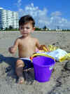 Back at the beach the next day