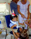 Getting ready for cake!